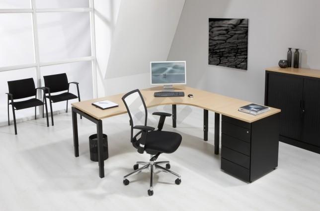 Wingbureau Q-Bic Black 160x120cm rechts